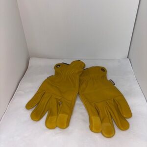 Barebones Classic Leather Cowhide Suede Work Gloves Size L